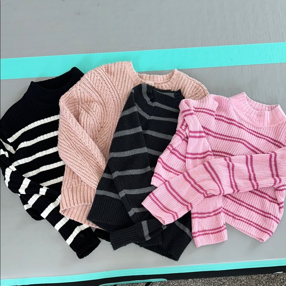 Striped and Solid Women's Sweater Collection